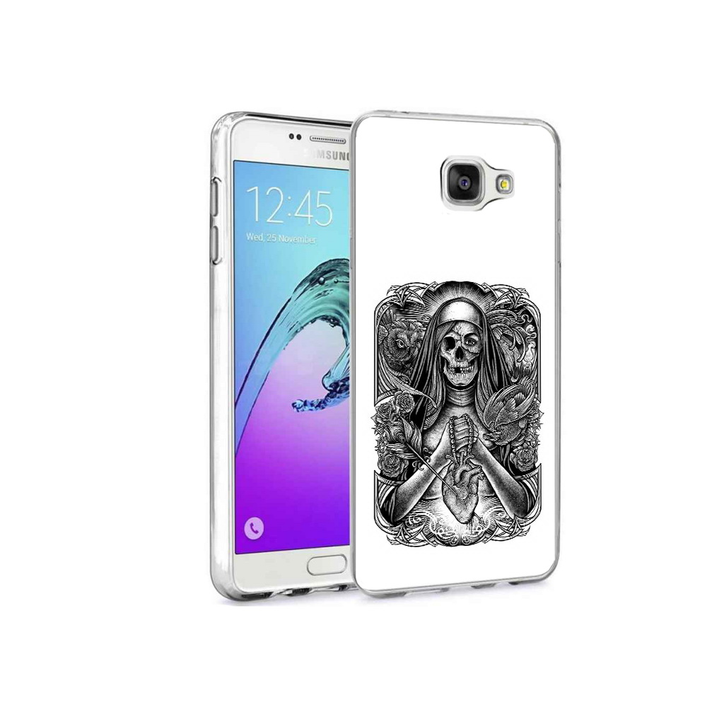 

Чехол MyPads Tocco для Samsung Galaxy A9 Pro скелет с сердцем (PT52968.556.603), Прозрачный, Tocco