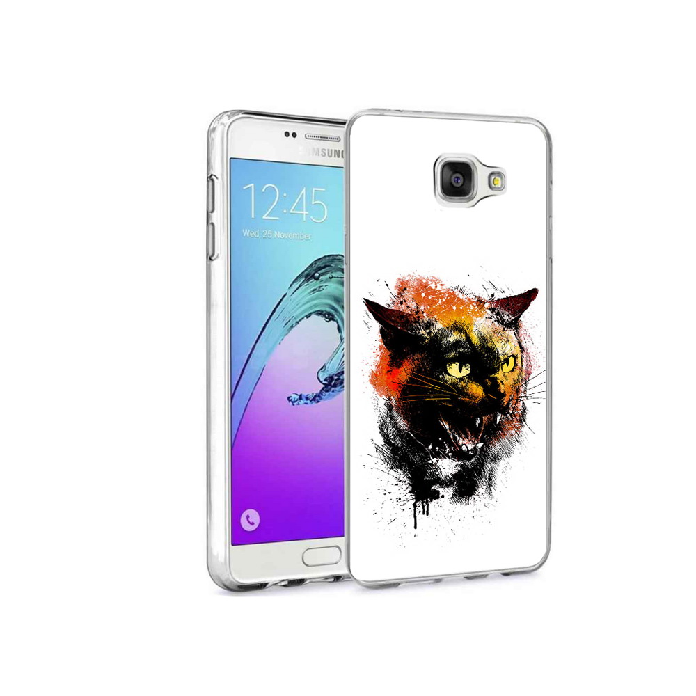 

Чехол MyPads Tocco для Samsung Galaxy A9 Pro сиамский кот (PT52968.556.598), Прозрачный, Tocco