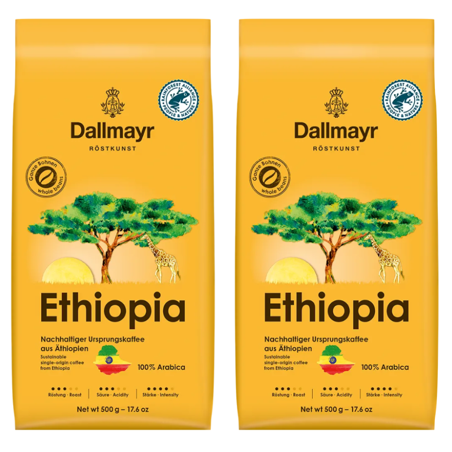 Кофе молотый Dallmayr Ethiopia, 500 г х 2 шт