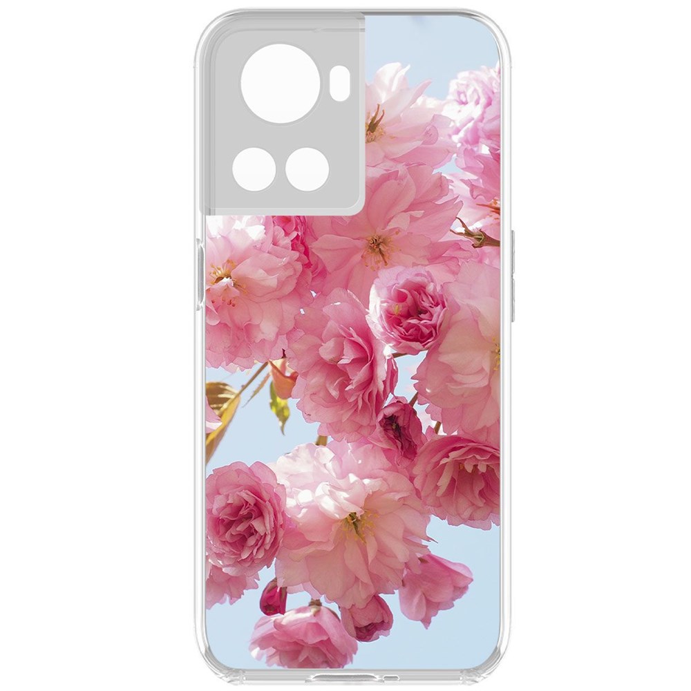 Чехол-накладка Krutoff Clear Case Сакура для OnePlus 10R
