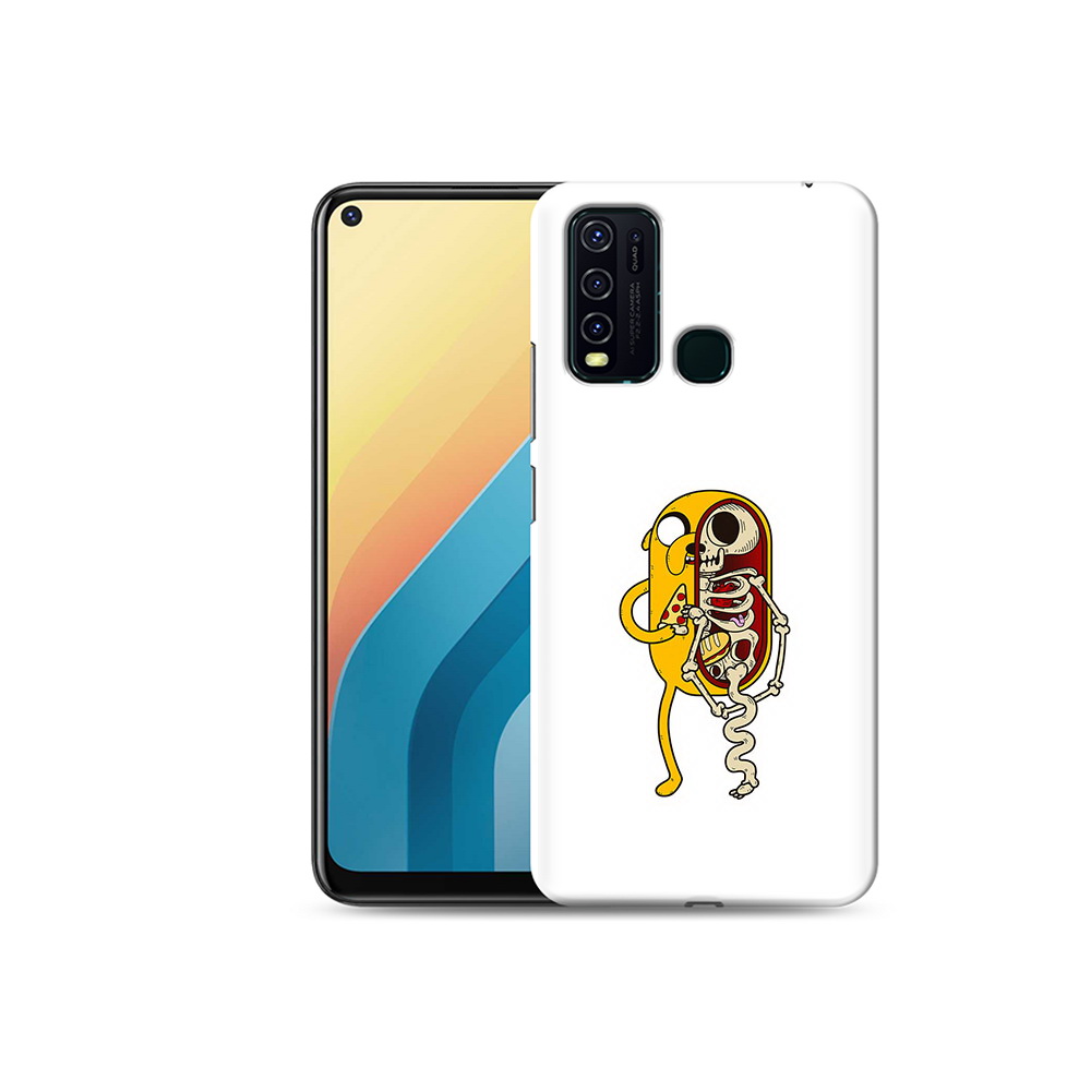 

Чехол MyPads Tocco для Vivo Y30 Джейк скелет (PT149334.437.64), Прозрачный, Tocco