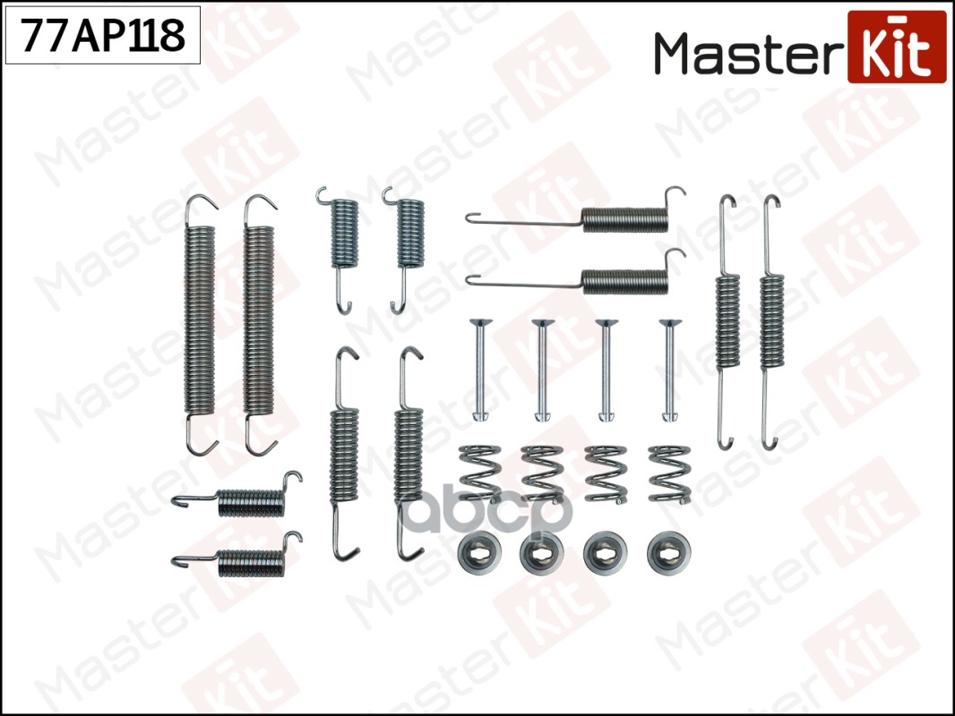 

Установочный комплект MASTERKIT для барабанных колодок 77ap118