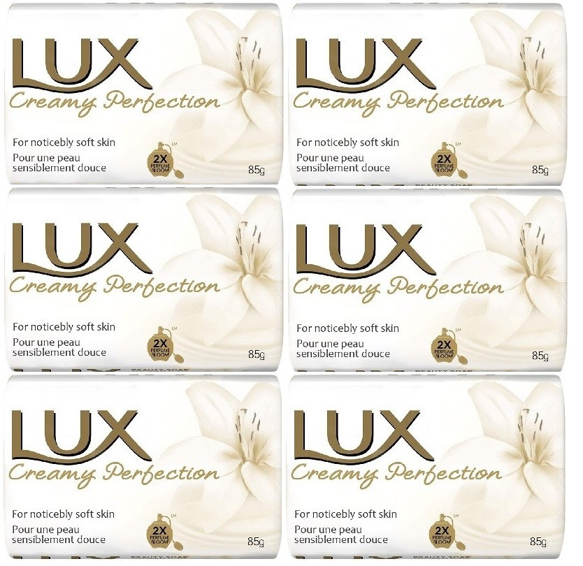Мыло туалетное LUX Кремовое совершенство, набор 85г х 6 шт.