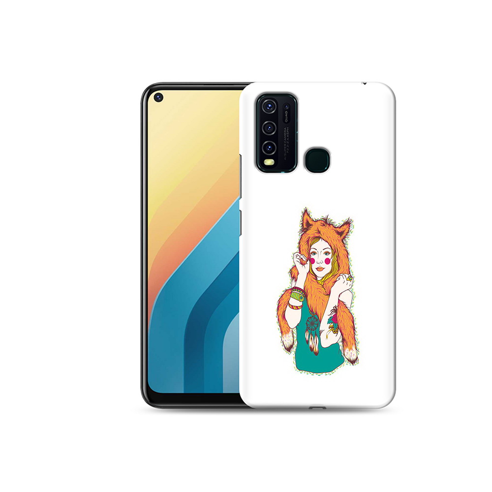 

Чехол MyPads Tocco для Vivo Y30 Девушка лиса (PT149334.437.62), Прозрачный, Tocco