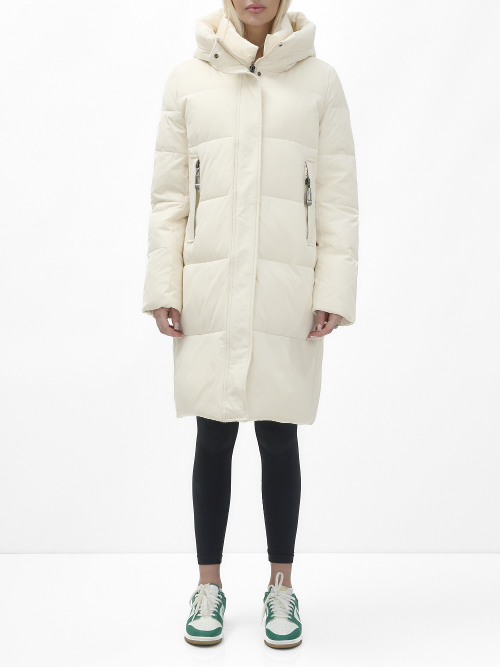 

Пальто женское NoBrand AD9629 бежевое M, Бежевый, AD9629