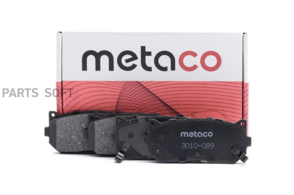 

METACO 3010-089 Колодки тормозные задние дисковые к-кт () 1шт