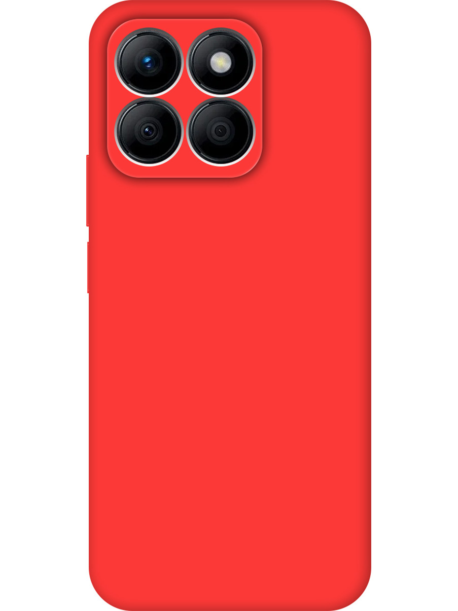 

Силиконовый чехол на Honor X8b матовый красный, 781973221