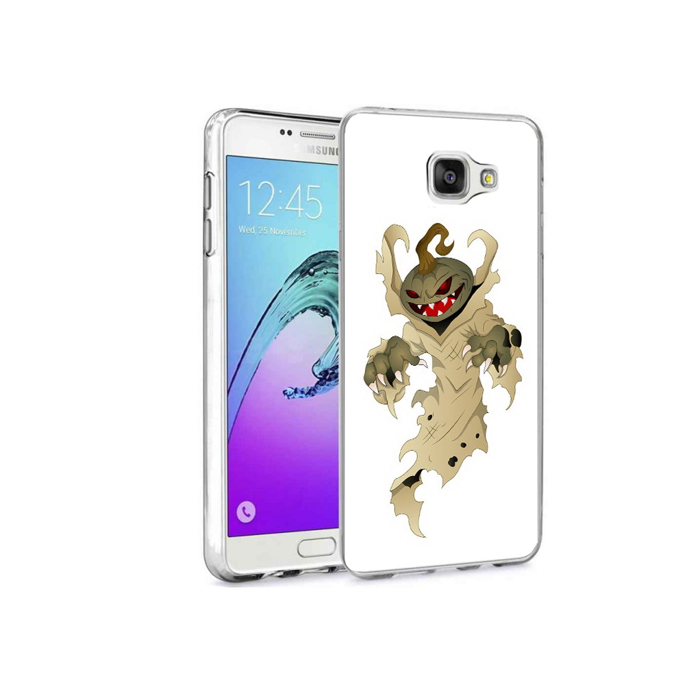 

Чехол MyPads Tocco для Samsung Galaxy A9 Pro призрак хэллоуина (PT52968.556.555), Прозрачный, Tocco