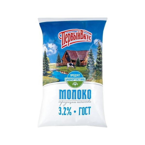 

Молоко 3,2% пастеризованное 900 мл Первый вкус