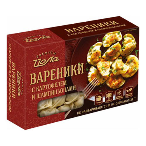 

Вареники Йола с картофелем и шампиньонами
