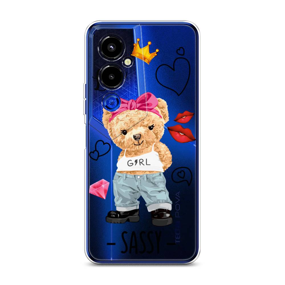 

Чехол на Tecno Pova 4 Pro "Sugar Mommy", Голубой;белый;розовый, 302650-6