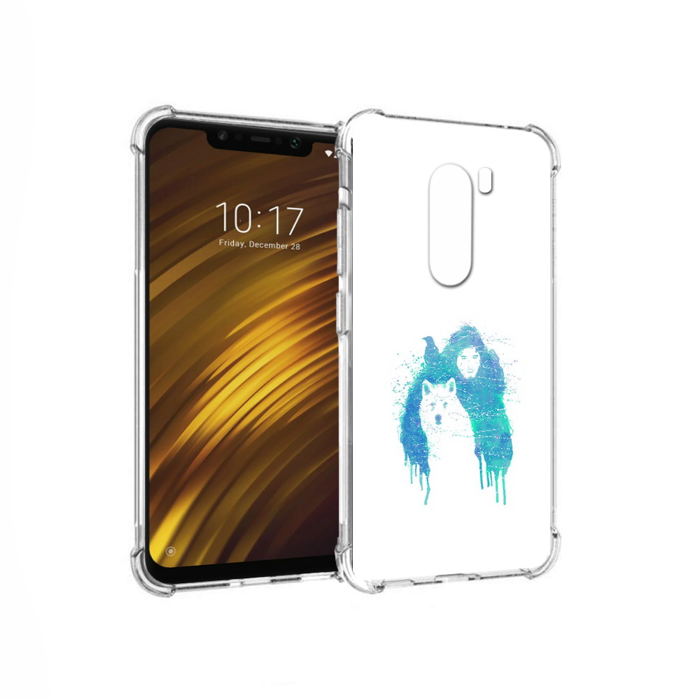 

Чехол MyPads Tocco для Xiaomi Pocophone F1 джон сноу (PT116503.308.323), Прозрачный, Tocco