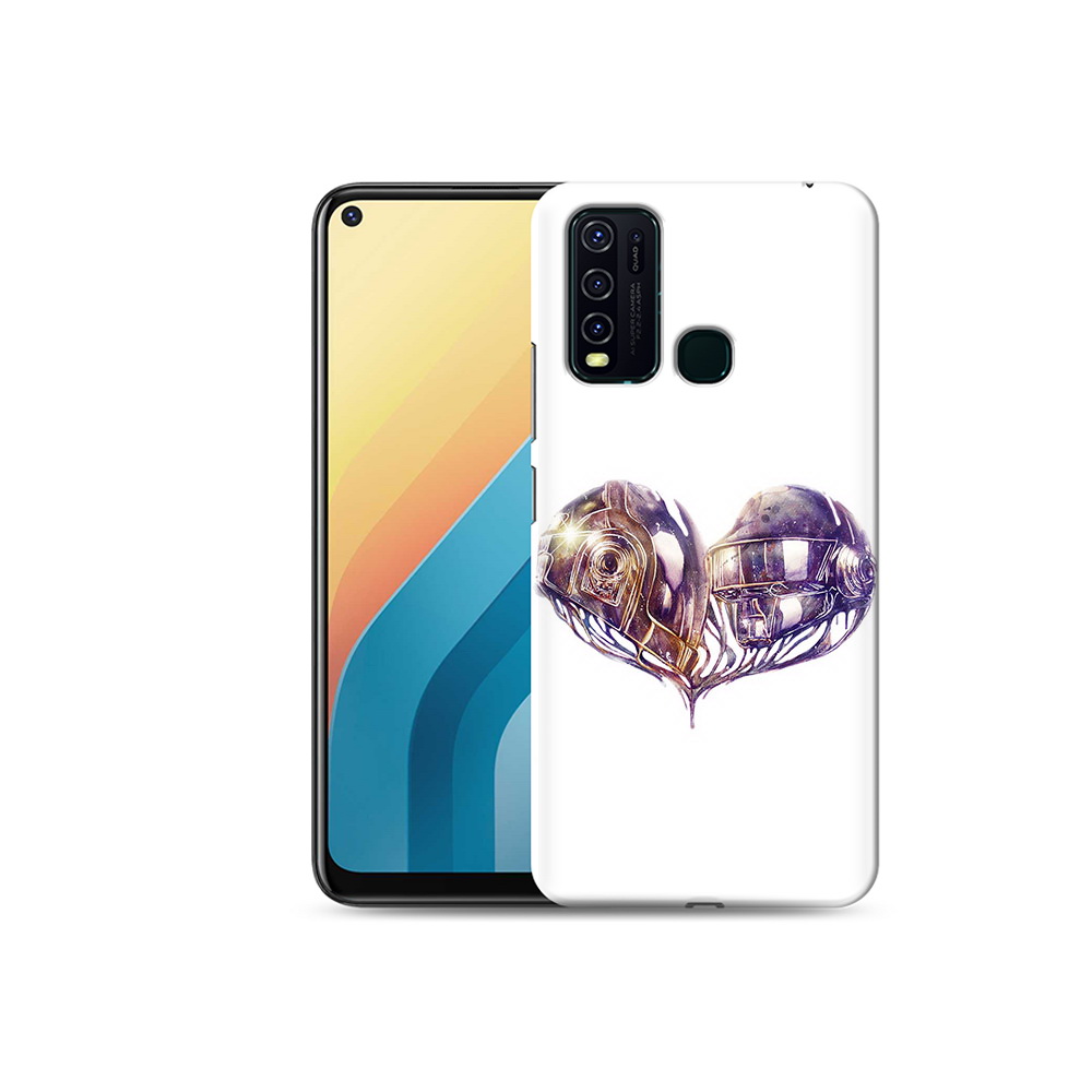 

Чехол MyPads Tocco для Vivo Y30 сердце абстракция (PT149334.437.596), Прозрачный, Tocco