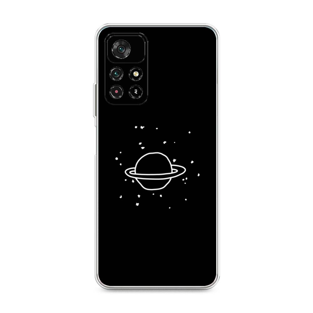 фото Силиконовый чехол "дудл юпитера" на xiaomi redmi note 11t 5g awog