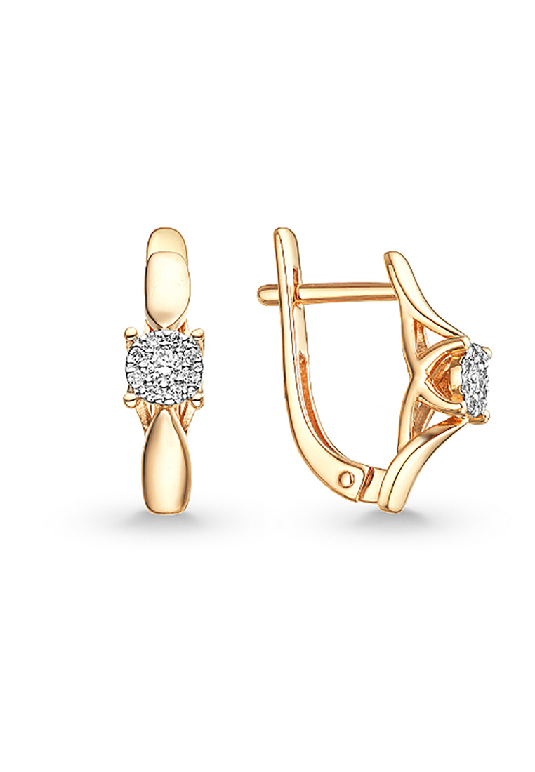 

Серьги из желтого золота с бриллиантом Kari Jewelry С112-1494Бр, С112-1494Бр