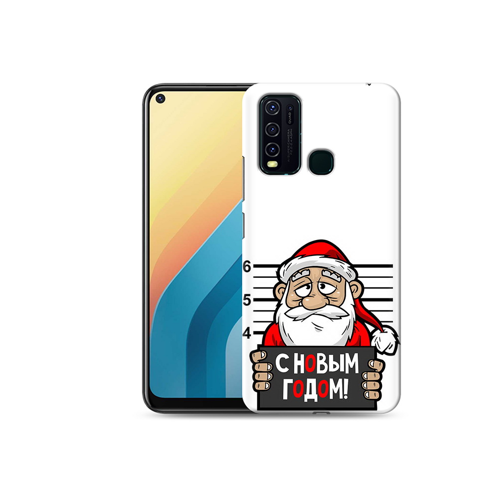 Чехол MyPads Tocco для Vivo Y30 ДМ с новым годом заключенный (PT149334.437.59)
