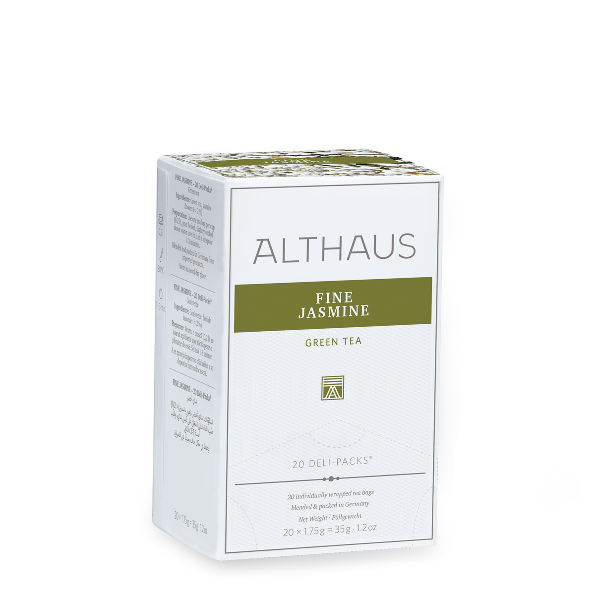 Чай Althaus Deli-Pack Нежный Жасмин Fine Jasmine, 20 пакетиков, 35 г