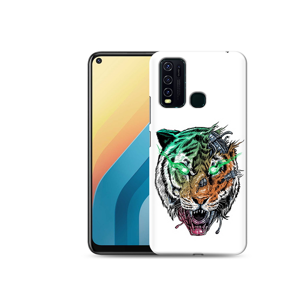 

Чехол MyPads Tocco для Vivo Y30 робо-тигр (PT149334.437.584), Прозрачный, Tocco
