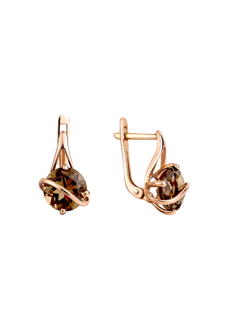 

Серьги из желтого золота с раухтопазом Kari Jewelry СЛ-88000-РТ, СЛ-88000-РТ
