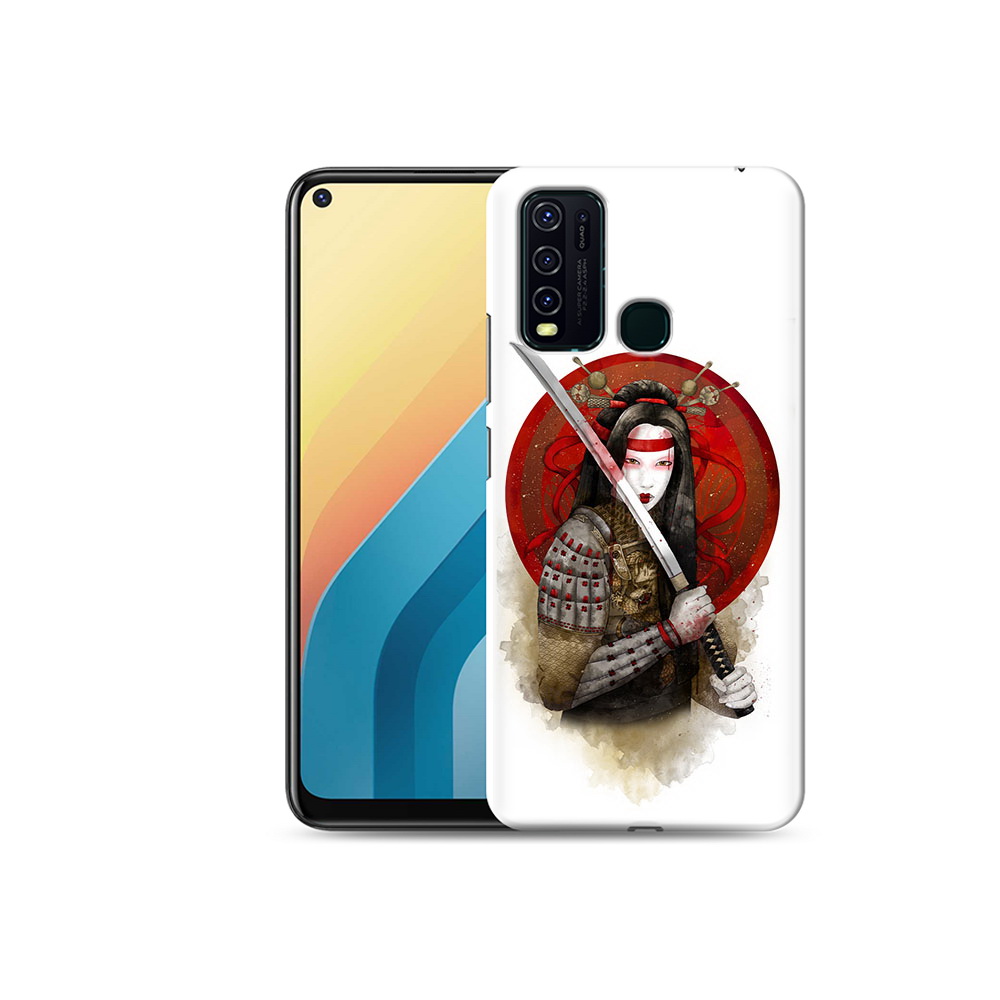 

Чехол MyPads Tocco для Vivo Y30 рисованная девушка с катаной (PT149334.437.580), Прозрачный, Tocco