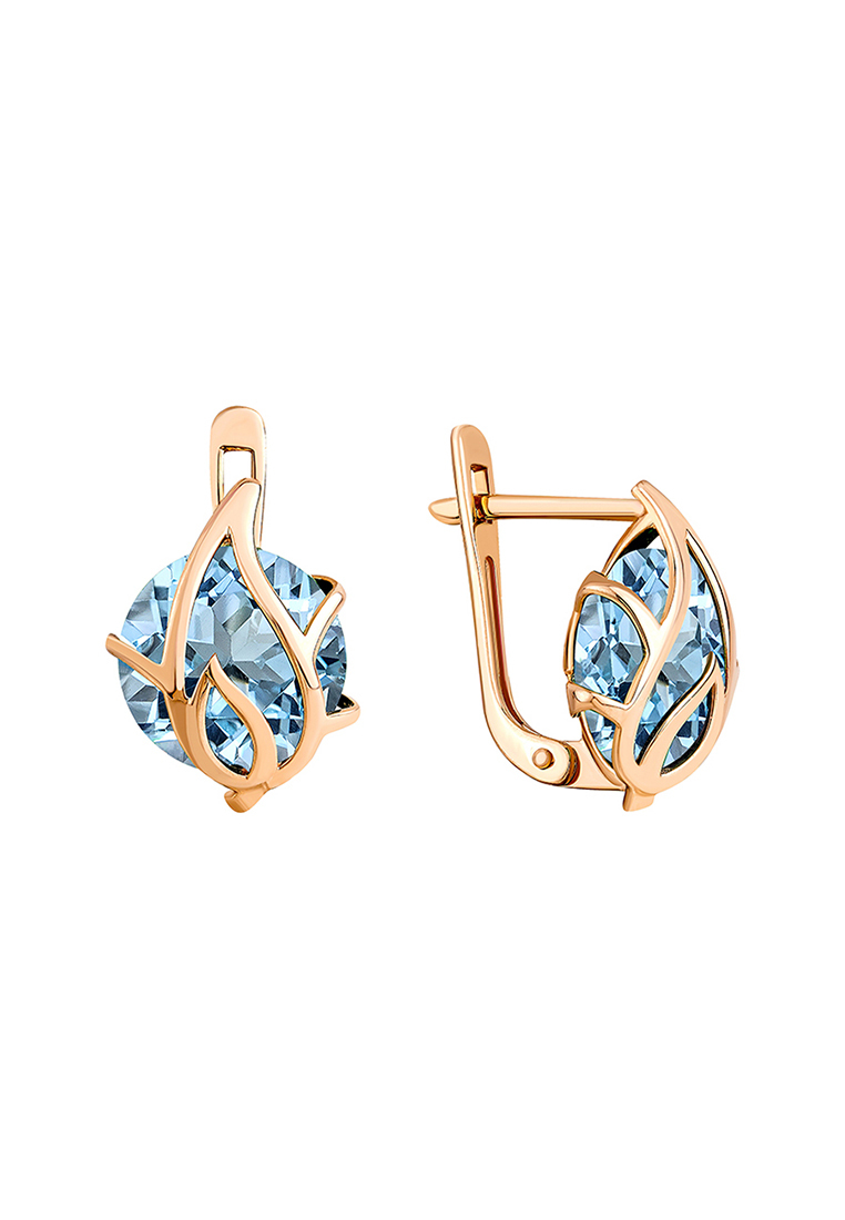 

Серьги из желтого золота с топазом Kari Jewelry СЛ-84800-ТГ, СЛ-84800-ТГ