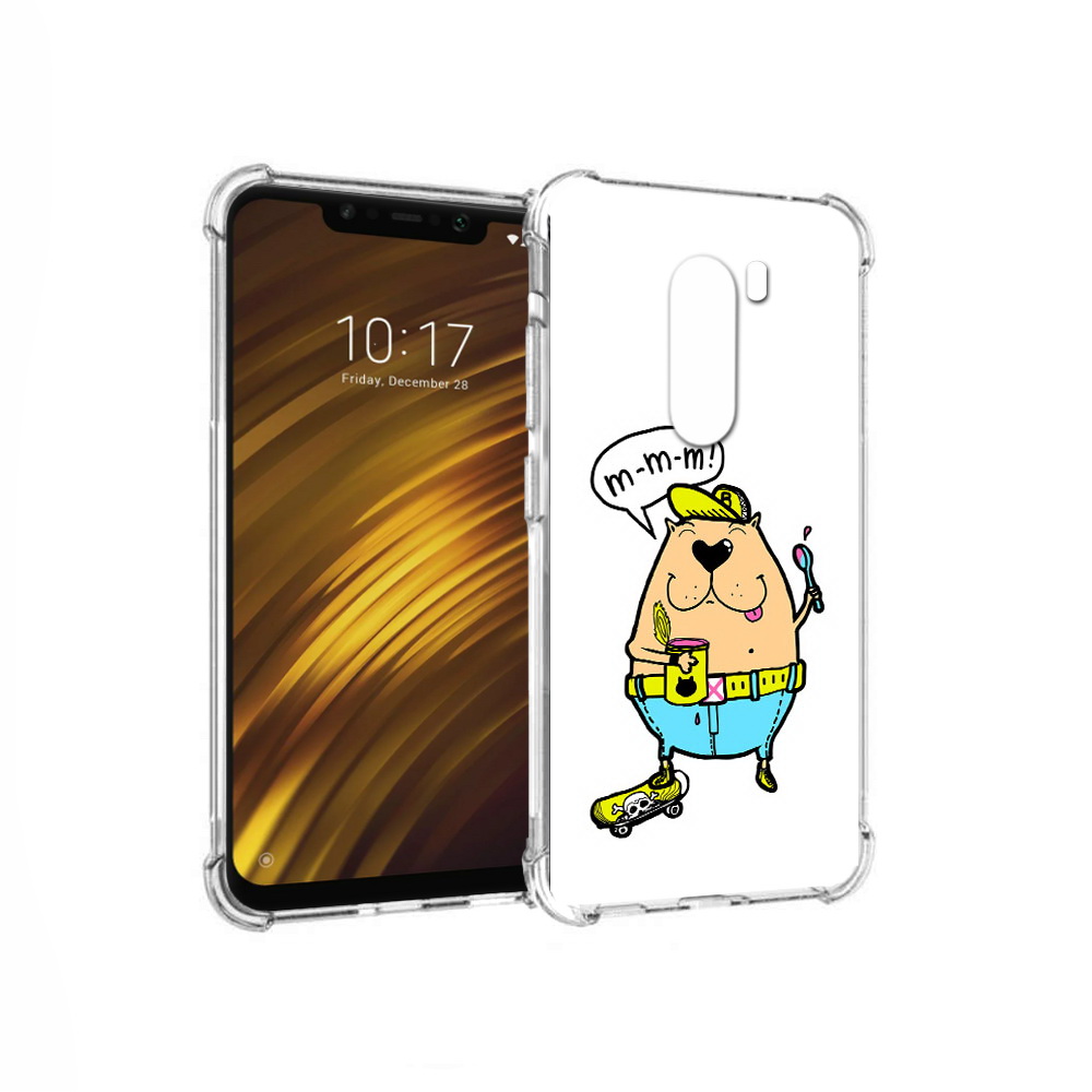 

Чехол MyPads Tocco для Xiaomi Pocophone F1 Бобр (PT116503.308.30), Прозрачный, Tocco