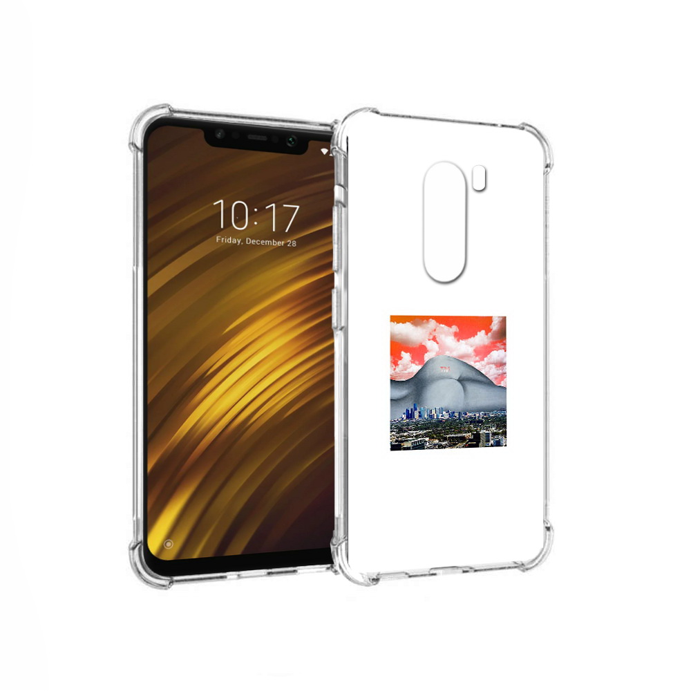 

Чехол MyPads Tocco для Xiaomi Pocophone F1 город с девушкой на фоне (PT116503.308.297), Прозрачный, Tocco