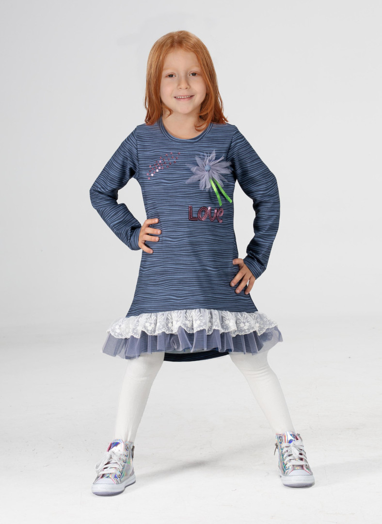 Платье Lupia Kids р. 8-9 лет Индиго, 992 (доставка из-за рубежа)