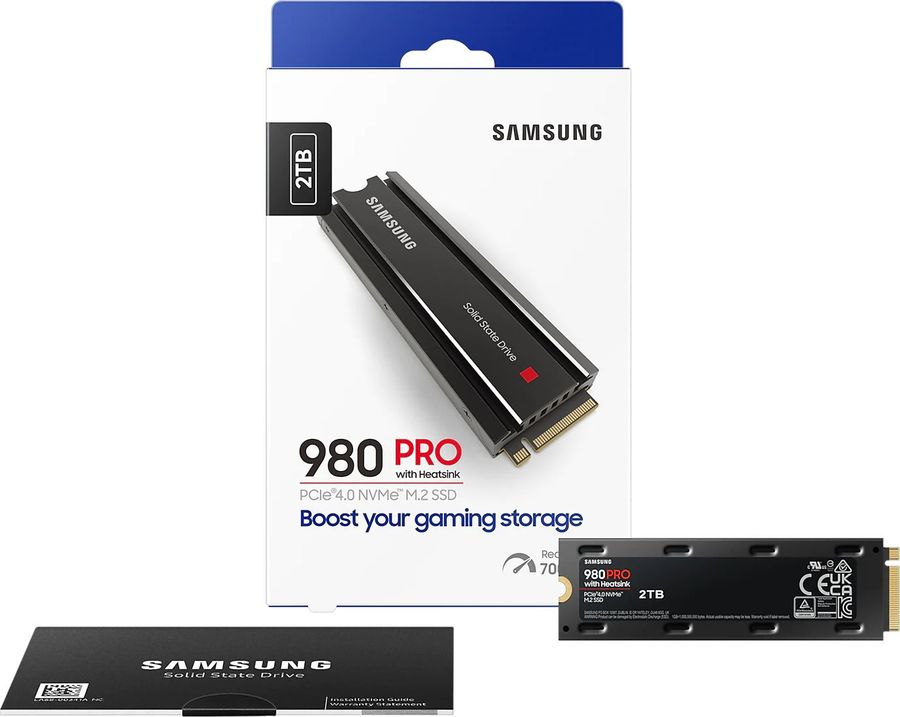 

SSD накопитель Samsung 980 PRO 2 ТБ (MZ-V8P2T0CW), 980 PRO