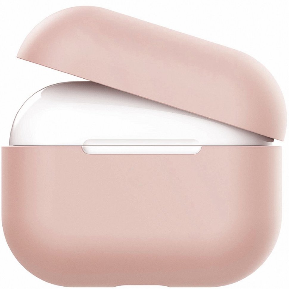 

Чехол силиконовый для Airpods Pro/Pro 2, розовый песок