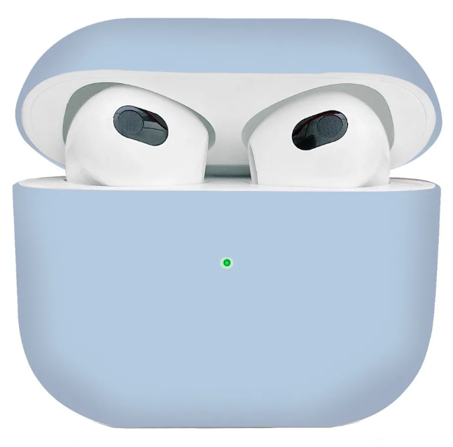 

Чехол силиконовый для Airpods 3 case, голубой