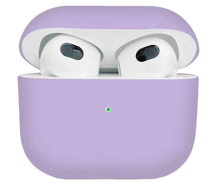 Чехол силиконовый для Airpods 3 case, лиловый 600021845311