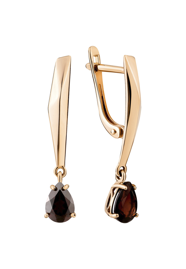

Серьги из желтого золота с гранатом Kari Jewelry СЛ-96600, СЛ-96600