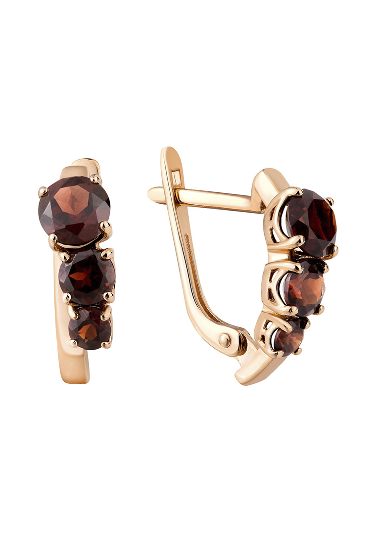 

Серьги из желтого золота с гранатом Kari Jewelry СЛ-97600, СЛ-97600