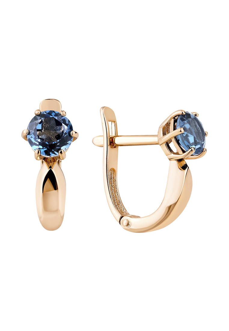 

Серьги из желтого золота с топазом Kari Jewelry СЛ-94200, СЛ-94200