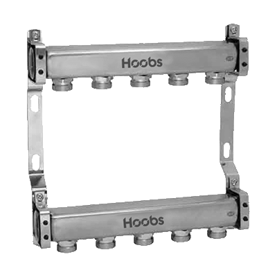 Комплект коллекторов Hoobs нерж сталь без регулировки 1х34-10 вых 17882₽
