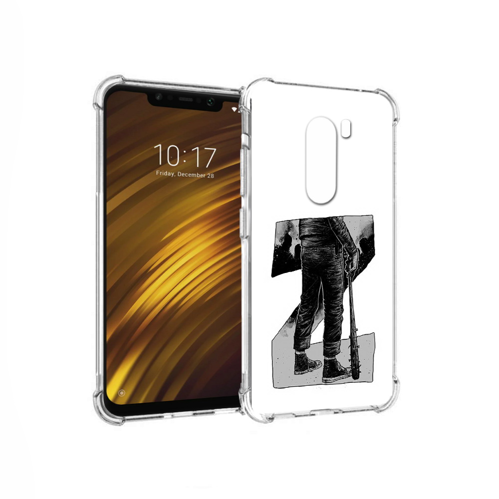 

Чехол MyPads Tocco для Xiaomi Pocophone F1 воин черно белый (PT116503.308.265), Tocco
