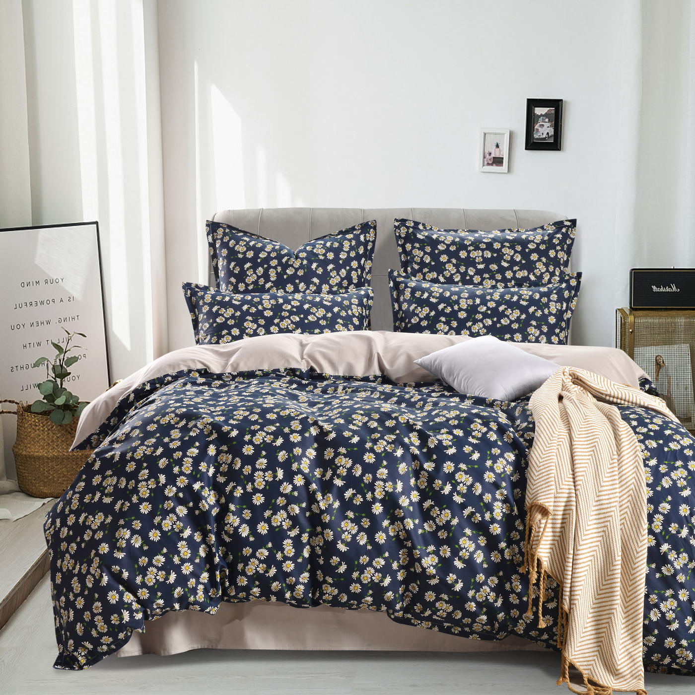 фото Комплект постельного белья sofi de marko марго двуспальный сатин синий