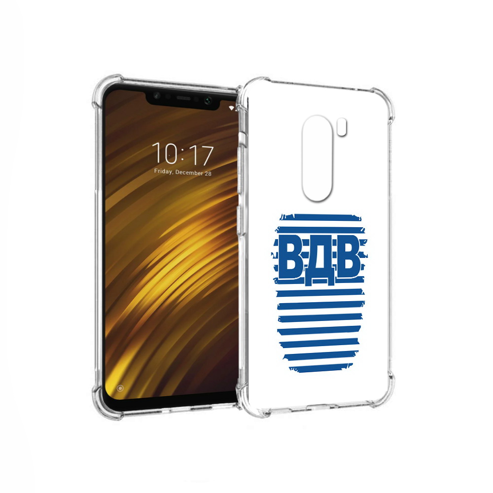 

Чехол MyPads Tocco для Xiaomi Pocophone F1 вдв2 (PT116503.308.259), Прозрачный, Tocco