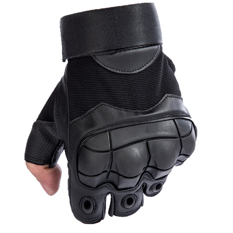 Перчатки тактические Военторг Outdoor Tactics с открытыми пальцами, черные, XL