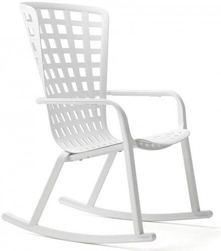 Кресло-качалка пластиковое ReeHouse Folio Белый
