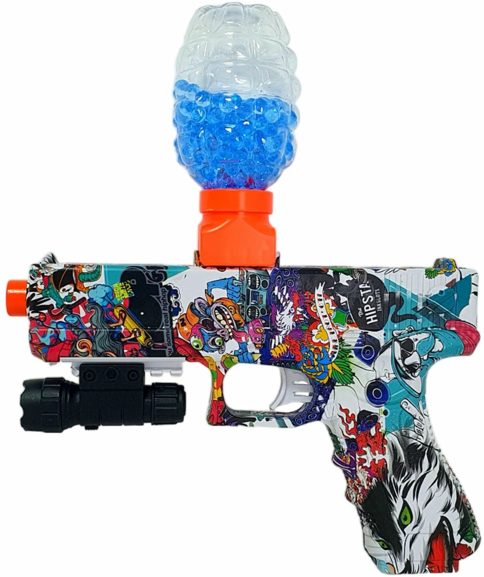 Детский Орбизовый Пистолет игрушечный RASULEV WATER BOMB RWB 116 25 см красный