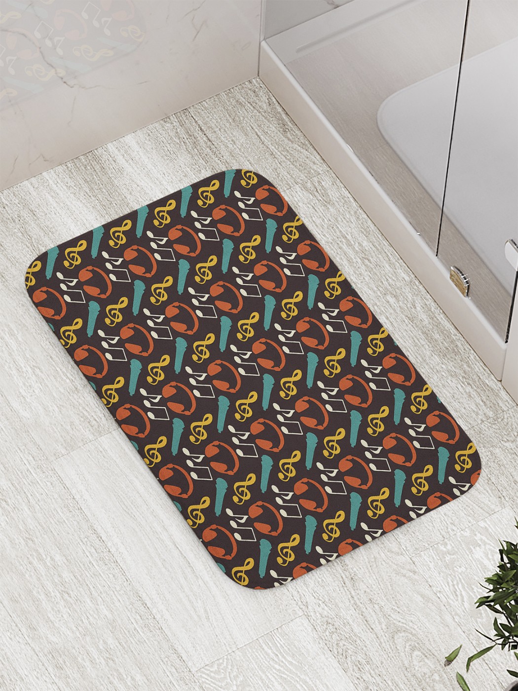 

Коврик противоскользящий для ванной, сауны, бассейна, 77х52 см bath_59260 JoyArty