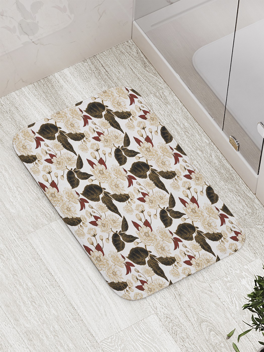

Коврик противоскользящий для ванной, сауны, бассейна, 77х52 см bath_59249 JoyArty