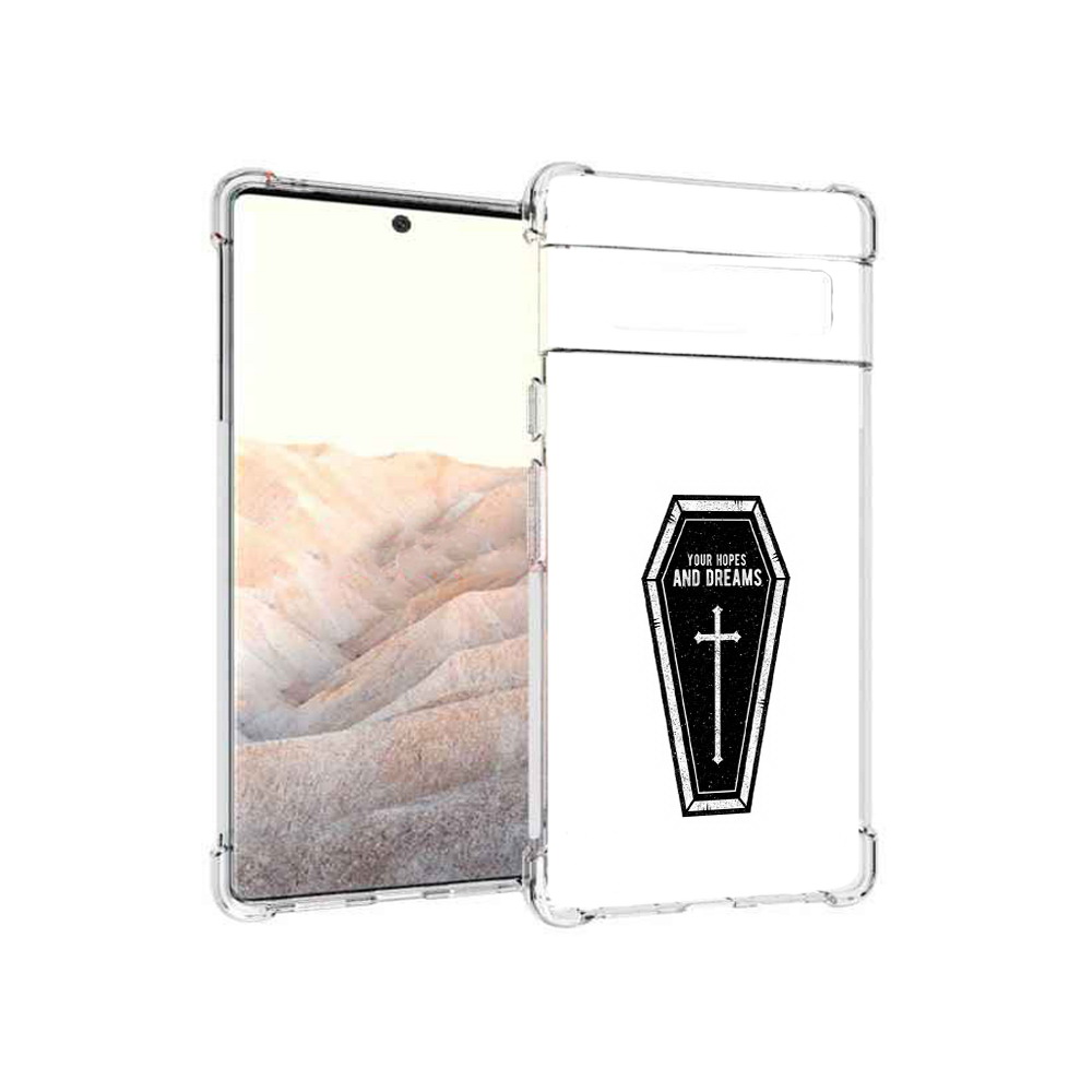 

Чехол MyPads Tocco для Google Pixel 6 Pro гроб с мечтами, Прозрачный, Tocco