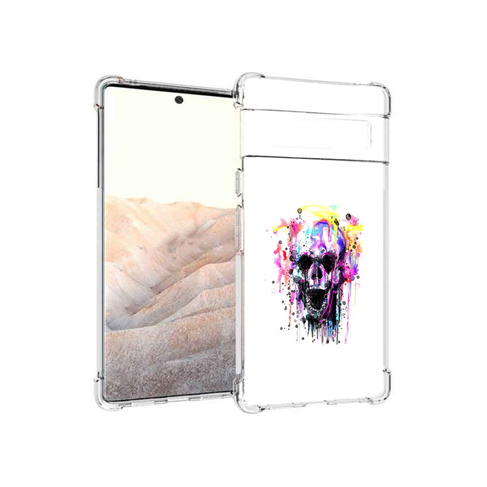 Чехол MyPads Tocco для Google Pixel 6 Pro граффити череп