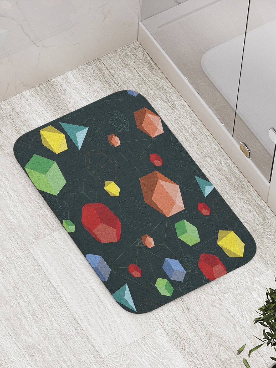 

Коврик противоскользящий для ванной, сауны, бассейна, 77х52 см bath_59239 JoyArty