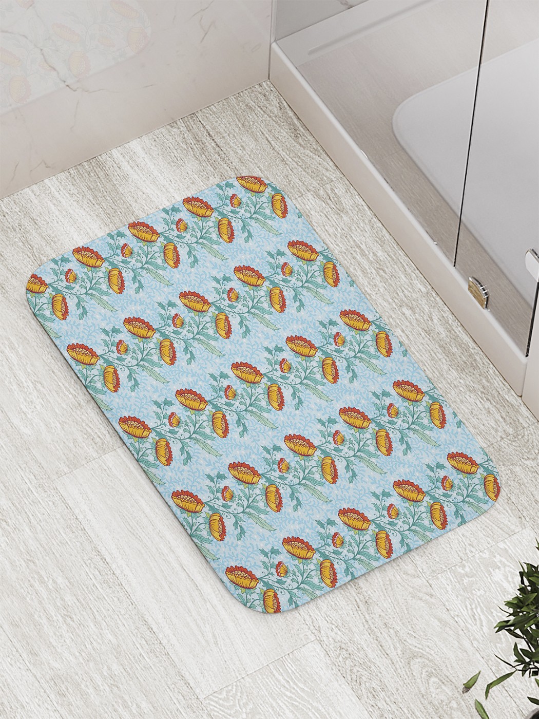 

Коврик противоскользящий для ванной, сауны, бассейна, 77х52 см bath_59237 JoyArty