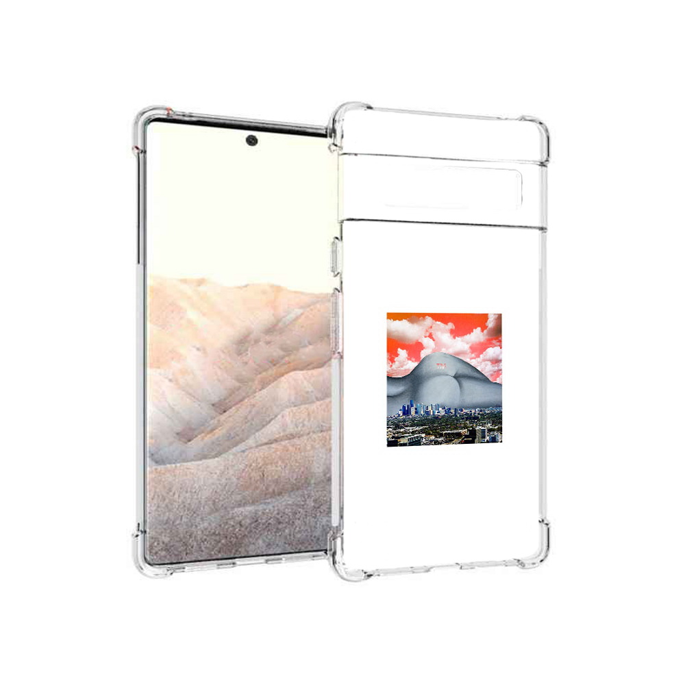 

Чехол MyPads Tocco для Google Pixel 6 Pro город с девушкой на фоне, Прозрачный, Tocco
