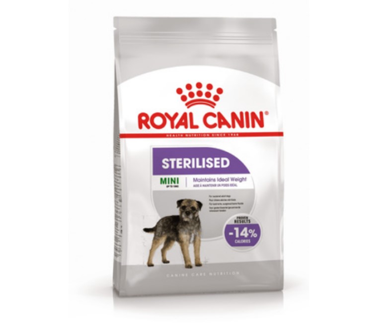 фото Корм сухой royal canin mini sterilised для взрослых стерилизованных собак малых пород 800г